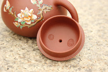 Load image into Gallery viewer, Zhuni Wendan Yixing Teapot with Diancai Painting, 点彩朱泥文旦壶, 120ml