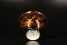 Load image into Gallery viewer, Gold Lacquerware White Porcelain Yashou Teacup from Jingdezhen, 100ml