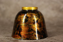 Load image into Gallery viewer, Gold Lacquerware White Porcelain Huashen Teacup from Jingdezhen, 70ml