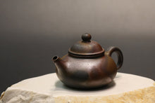 Load image into Gallery viewer, Wood Fired Rongtian Yixing Teapot, Qinghuini clay, 柴烧青灰泥容天壶, 200ml, No.1