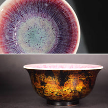 Load image into Gallery viewer, Gold Lacquer + Junware Porcelain Teacup from Jingdezhen, 85ml