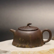 Load image into Gallery viewer, Wood Fired Lao Duanni Lianjing Yixing Teapot 柴烧老段泥莲镜壶 no.2, 160ml