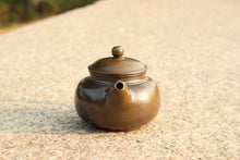 Load image into Gallery viewer, Wood Fired Panhu Nixing Teapot, 柴烧坭兴潘壶, no.3, 90ml
