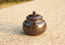 Load image into Gallery viewer, Wood Fired Panhu Nixing Teapot, 柴烧坭兴潘壶, no.4, 90ml