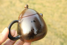 Load image into Gallery viewer, Wood Fired Longdan Nixing Teapot, 柴烧坭兴龙蛋壶, 100ml