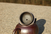Load image into Gallery viewer, Wood Fired Small Shuiping Yixing Teapot, Dicaoqing clay, 柴烧底槽青小水平壶, 80ml