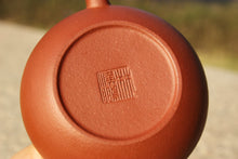 Load image into Gallery viewer, Zhuni Xishi Yixing Teapot with Diancai Painting of Blossoms and Butterfly, 点彩朱泥西施壶, 110ml