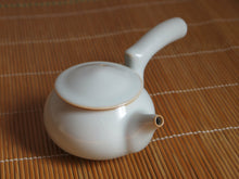 Load image into Gallery viewer, 160ml Ruyao Kind Kyusu Side Handle Teapot 仿古汝窑天青侧把壶
