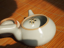 Load image into Gallery viewer, 160ml Ruyao Kind Kyusu Side Handle Teapot 仿古汝窑天青侧把壶
