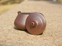 Load image into Gallery viewer, Wood Fired Shipiao Nixing Teapot, 柴烧坭兴石瓢壶, 90ml
