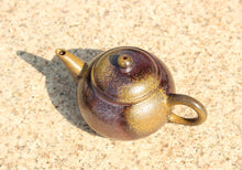 Load image into Gallery viewer, Wood Fired Small Shuiping Yixing Teapot, Dicaoqing clay, 柴烧底槽青小水平壶, 80ml