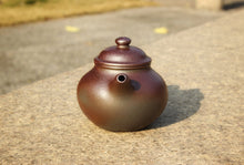 Load image into Gallery viewer, Wood Fired Lianzi Yixing Teapot, Dicaoqing clay, 柴烧底槽清莲子壶, 240ml