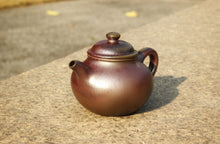 Load image into Gallery viewer, Wood Fired Lianzi Yixing Teapot, Dicaoqing clay, 柴烧底槽清莲子壶, 240ml