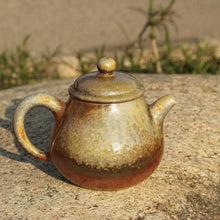 Load image into Gallery viewer, Wood Fired Gaopan Nixing Teapot, 柴烧坭兴高潘壶, 210ml