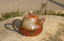 Load image into Gallery viewer, Wood Fired Pear Nixing Teapot, 柴烧坭兴梨形壶, 210ml