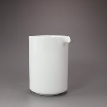 Load image into Gallery viewer, Cylindrical Tianbaiyou Jingdezhen Porcelain Fair Cup 甜白釉陶瓷公道杯
