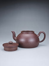 Load image into Gallery viewer, Fully Handmade Lao Duanni Pavilion at Sunset Yixing Teapot by by Deng Haofang 邓豪放老段泥晚亭夕照 200ml
