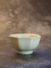 Load image into Gallery viewer, 100ml Renaissance Series Ruyao Big Octagon Teacup 汝窑复古釉八角杯
