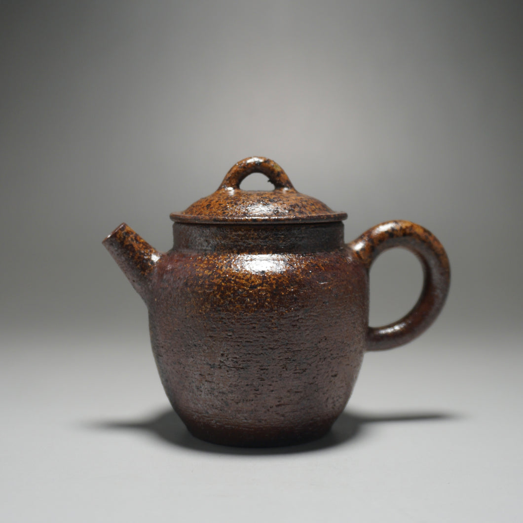 Wood Fired Julunzhu Nixing Teapot by Li Wenxin 李文新柴烧坭兴壶 100ml