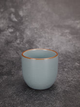 Load image into Gallery viewer, 100ml Azure Ruyao Zhili Teacup 汝窑天青直立杯
