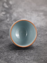 Load image into Gallery viewer, 100ml Azure Ruyao Zhili Teacup 汝窑天青直立杯
