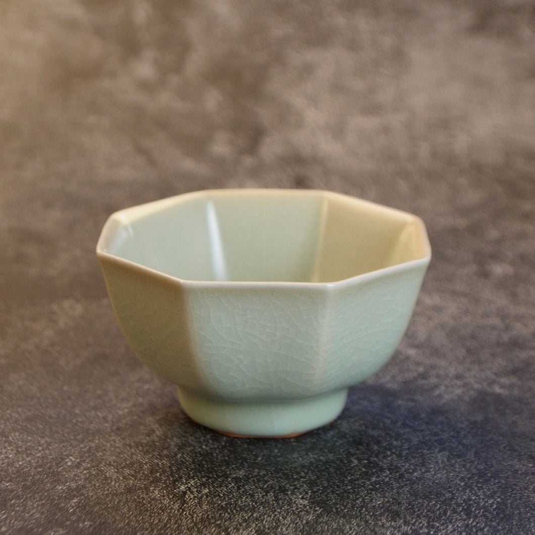 100ml Renaissance Series Ruyao Big Octagon Teacup 汝窑复古釉八角杯