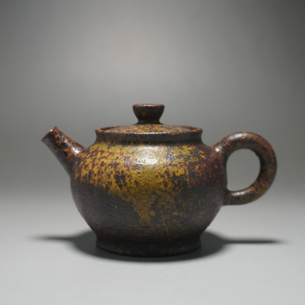 Wood Fired Rustic Nixing Teapot by Li Wenxin 李文新柴烧坭兴壶 105ml