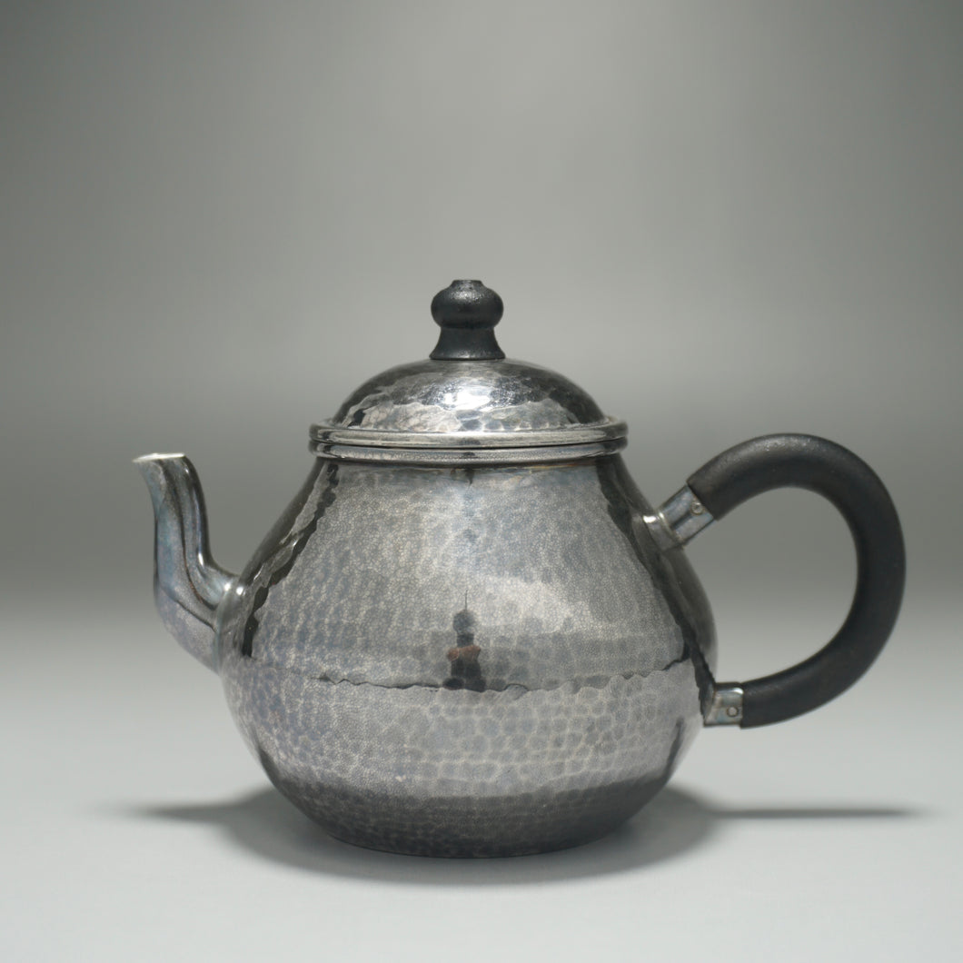 999 Pure Silver Handmade Pear Teapot 全手工纯银999梨形壶 110ml
