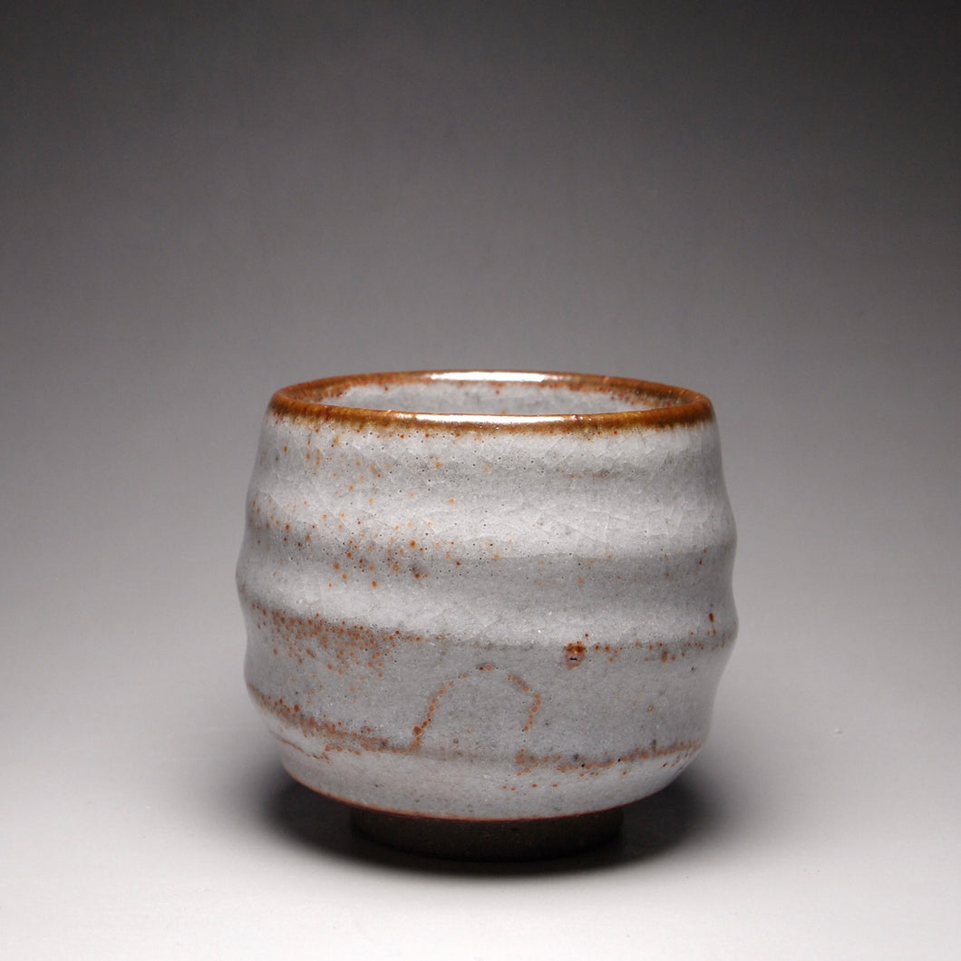Shino Glazed Stoneware Teacup no.1 手工陶艺志野杯 110ml