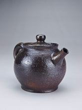 Load image into Gallery viewer, Wood Fired Dark Ash Elegant Nixing Teapot by Li Wenxin 李文新柴烧壶 100ml
