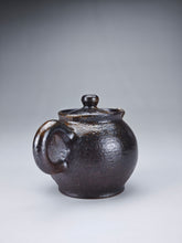 Load image into Gallery viewer, Wood Fired Dark Ash Elegant Nixing Teapot by Li Wenxin 李文新柴烧壶 100ml
