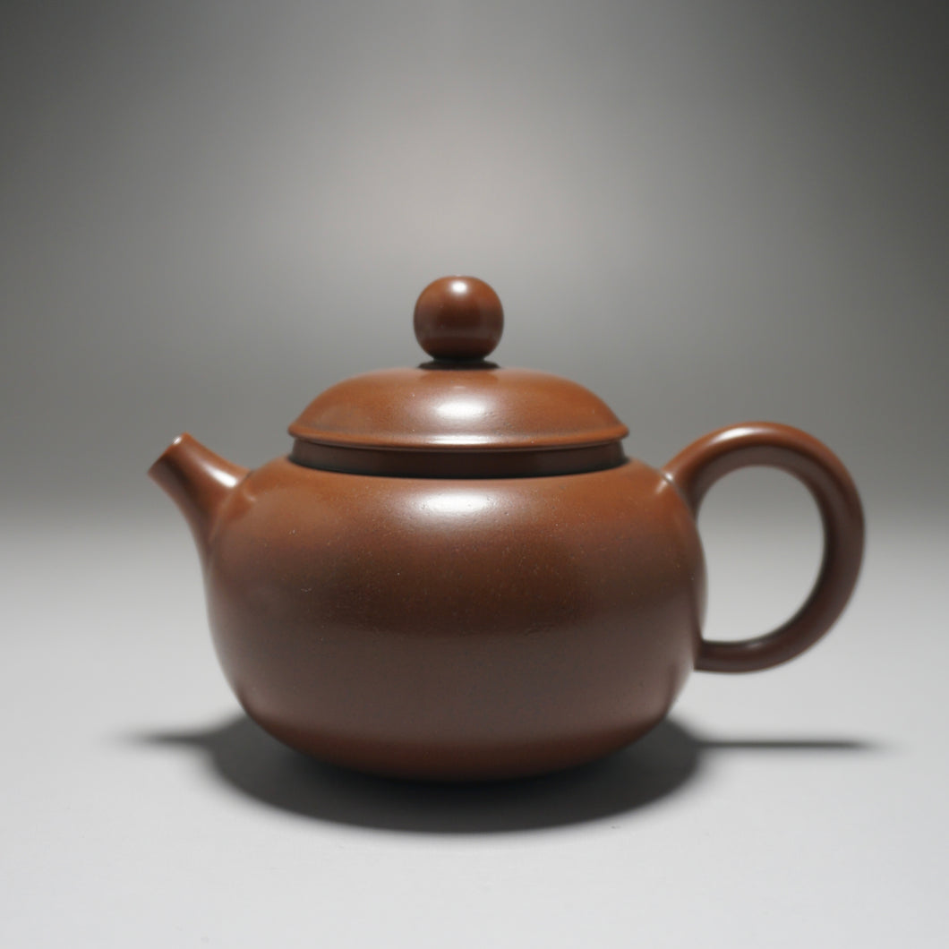 115ml Classic Round Nixing Teapot by Li Wenxin李文新坭兴仿古