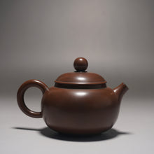 Load image into Gallery viewer, 115ml Classic Round Nixing Teapot by Li Wenxin李文新坭兴扁壶
