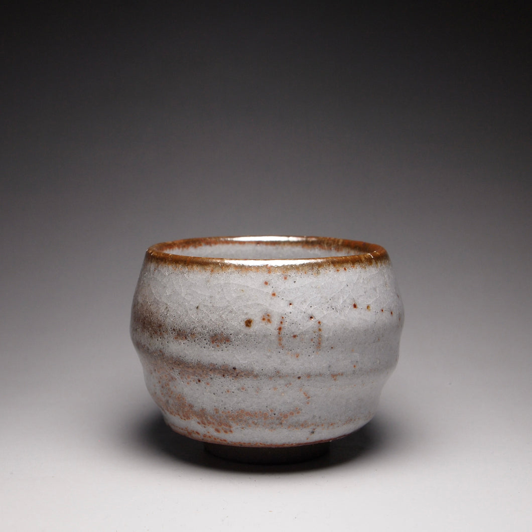 Shino Glazed Stoneware Teacup no.10 手工陶艺志野杯 115ml