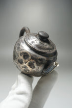 Load image into Gallery viewer, 999 Pure Silver Handmade Rocky Texture Teapot 全手工纯银999壶 115ml
