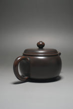Load image into Gallery viewer, 120ml Bian Julunzhu Nixing Teapot by Li Wenxin 李文新泥兴扁巨轮珠
