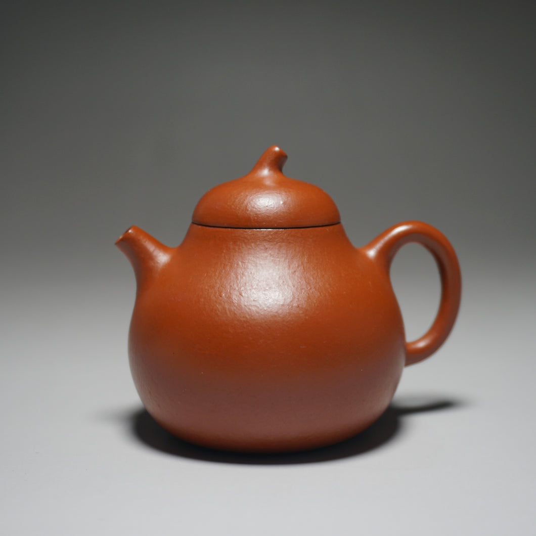 Fully Hanmade Zhuni Eggplant Teapot by Yu Bo 全手工朱泥茄瓜余波制 120ml