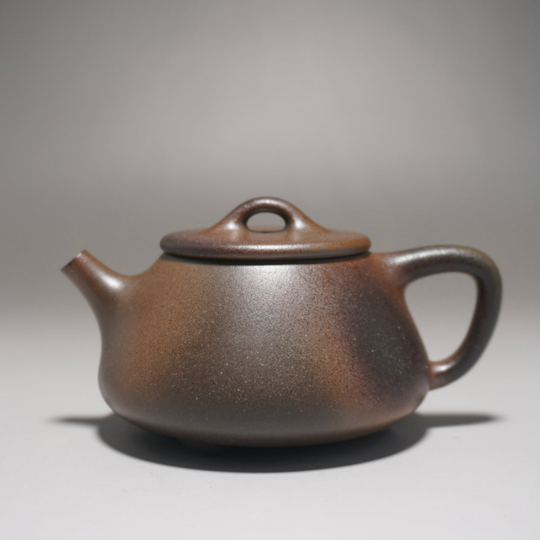 Wood Fired Dicaoqing Pinggai Shipiao Yixing Teapot 柴烧底槽清平盖石瓢 120ml