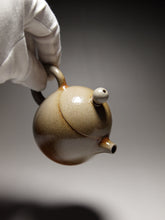 Load image into Gallery viewer, Wood Fired Dragon Egg Nixing Teapot by Li Wenxin  柴烧坭兴龙蛋壶 120ml
