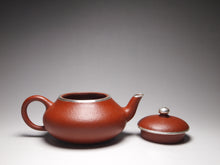 Load image into Gallery viewer, PRE-ORDER: Zhuni Dahongpao Pear Yixing Teapot with Pure Silver 朱泥大红袍包银梨形壶 120ml
