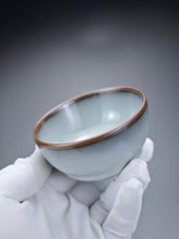 Load image into Gallery viewer, 120ml Zen Series Ruyao Teacup 汝窑悟道杯
