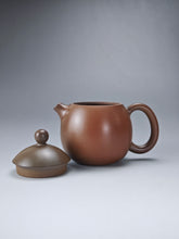 Load image into Gallery viewer, 120ml Dragon Egg Nixing Teapot with Yaobian by Li Wenxin 李文新泥兴阴阳龙蛋
