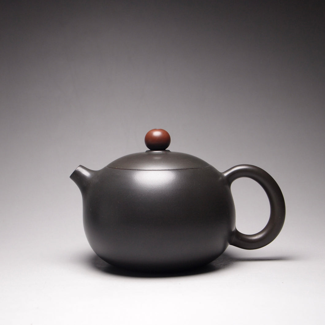 120ml Red Knob Xishi Nixing Teapot by Li Wenxin 李文新坭兴西施壶