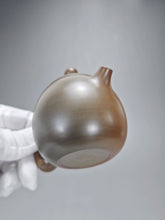 Load image into Gallery viewer, 120ml Dragon Egg Nixing Teapot with Yaobian by Li Wenxin 李文新泥兴阴阳龙蛋
