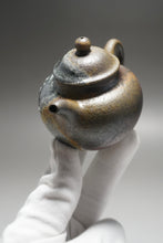 Load image into Gallery viewer, Wood Fired Handpicked TianQingNi Lianzi Yixing Teapot No.3 柴烧天青泥莲子 125ml
