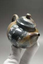 Load image into Gallery viewer, Wood Fired Handpicked TianQingNi Lianzi Yixing Teapot No.3 柴烧天青泥莲子 125ml
