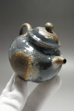 Load image into Gallery viewer, Wood Fired Handpicked TianQingNi Lianzi Yixing Teapot No.4 柴烧天青泥莲子 125ml
