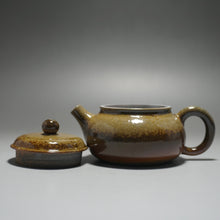 Load image into Gallery viewer, Wood Fired Little Round Nixing Teapot by Li Wenxin  李文新柴烧坭兴壶 125ml
