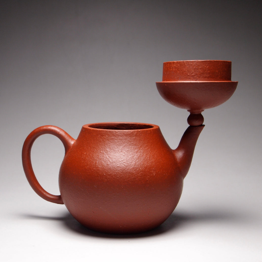 Zhuni Dahongpao Tall Pear Yixing Teapot 朱泥大红袍高梨形壶 125ml
