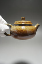 Load image into Gallery viewer, Wood Fired Little Round Nixing Teapot by Li Wenxin  李文新柴烧坭兴壶 125ml
